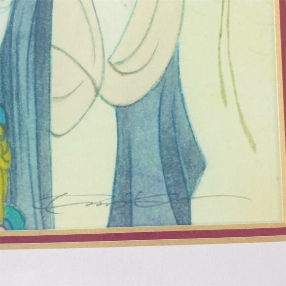 Traditional Chinese Numbered Print with Poetess Theme - Picture 4 of 6
